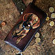 Custom pet portrait zip around long women hand painted coin purse, Per, Wallets, Trakai,  Фото №1