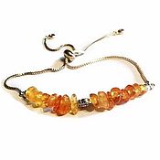 Украшения handmade. Livemaster - original item Amber Chain Bracelet for Girl Woman, Adjustable. Handmade.