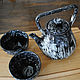 Set for tea drinking 'Night'. Tea & Coffee Sets. author's ceramics. Online shopping on My Livemaster.  Фото №2