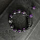 Shamballa Shamballa Bracelet 'Amethyst' silver. Bead bracelet. Author studio Kamelya - Polina. My Livemaster. Фото №6