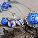 Doctor who jewelry set TARDIS blue doctor who. Jewelry Sets. HappyFingers Movie store (happyfingers). Online shopping on My Livemaster.  Фото №2