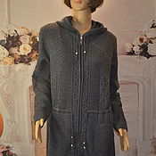 Одежда handmade. Livemaster - original item Knitted parka. Handmade.