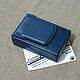 Cigarette case or case for a pack of cigarettes blue. Cigarette cases. Joshkin Kot. Online shopping on My Livemaster.  Фото №2