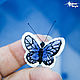 Order Mini butterfly brooch. Soleatoys. Livemaster. . Brooches Фото №3
