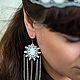 Greek headband, earrings and belt mother of pearl and metal. Jewelry Sets. N_Belokon_jewelry. My Livemaster. Фото №6