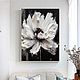 Стильная картина для дома Белый цветок в подарок, Картины, Москва,  Фото №1
