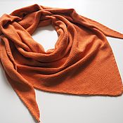 Аксессуары handmade. Livemaster - original item scarves: Knitted kerchief bactus handkerchief. Handmade.