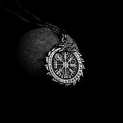 Украшения handmade. Livemaster - original item Wigvisir-Ouroboros — silver pendant on a silver chain. Handmade.