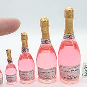 Куклы и игрушки handmade. Livemaster - original item Dollhouse food: Champagne pink. Handmade.