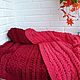 Knitted blanket for baby. Large-knit plaid made of hypoallergenic yarn. Baby blanket. Vyazanye izdeliya i MK iz Alize Puffi. Ярмарка Мастеров.  Фото №4