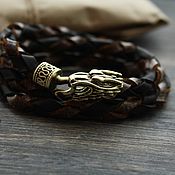 Leather bracelet - Viking