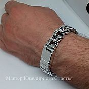 Украшения handmade. Livemaster - original item Bracelet `` BiG Bismarck`` sterling silver 925. Handmade.