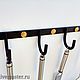 Kitchen hanger with 5 hooks. Clothes Hangers and Hooks. Welding and Forging. Online shopping on My Livemaster.  Фото №2