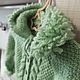 Light green knitted cardigan with a hood for a girl 2-3 years old as a gift. Childrens cardigan. Knit for you (Irina). Online shopping on My Livemaster.  Фото №2