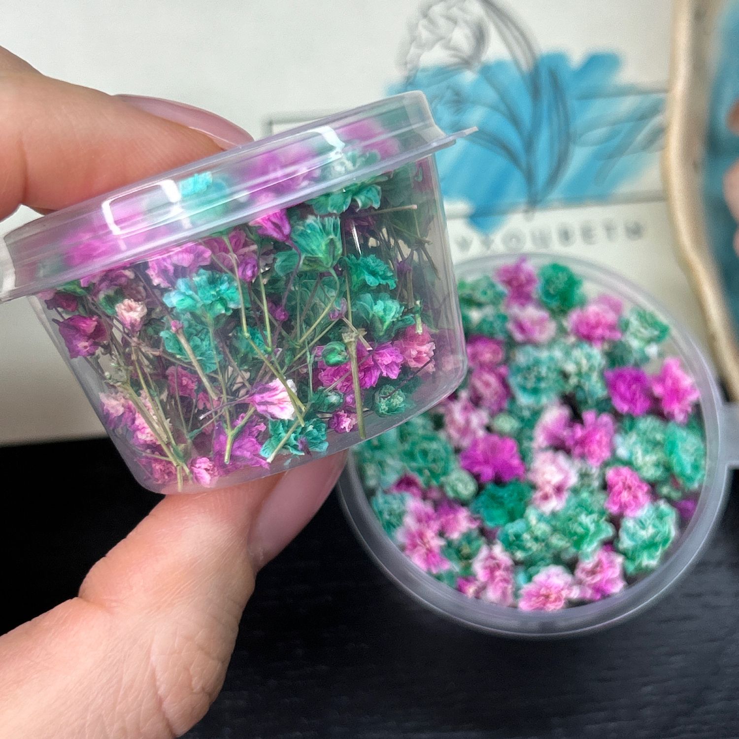 Сухоцвет Гипсофила крашеная 30мл в интернет-магазине на Ярмарке ...