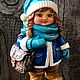 Ёлочная игрушка Снегурочка. Интерьерная скульптура. Новогодний декор. Игрушки. Куэроджаз. Ярмарка Мастеров.  Фото №11