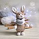 Bunny Fedor knitted, Stuffed Toys, Lipetsk,  Фото №1