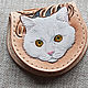 Embossed coin box. Kitty. Coin boxes. Finist (tisneniekozhi). Online shopping on My Livemaster.  Фото №2