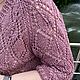 Ажурный кардиган. Кардиганы. Элеганс онлайн-ателье Татьяны Шевчун. Ярмарка Мастеров.  Фото №6