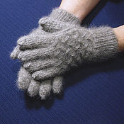 Аксессуары handmade. Livemaster - original item Women`s knitted gloves. Handmade.