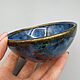 Gravy boat-rosette 'Blue cloud' 9,5 cm. Bowls. Shalfei Ceramics. Online shopping on My Livemaster.  Фото №2
