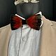 Bow tie and boutonniere set with rooster and pheasant feathers. Butterflies. GooseTie. Bow tie feathers. My Livemaster. Фото №6
