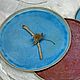 Тарелки севировочные из керамики Голубой лед. Тарелки. Darika Ceramics |Керамика. Интернет-магазин Ярмарка Мастеров.  Фото №2