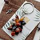 Inexpensive gift for the new year keychain made of natural stones, Key chain, Bryansk,  Фото №1