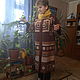 Knitted coat Chocolate, Coats, Alnashi,  Фото №1