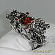Ring 'DRAGON's Breath' 925 sterling silver, cubic zirconia. VIDEO, Rings, St. Petersburg,  Фото №1