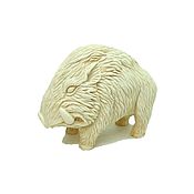 Подарки к праздникам handmade. Livemaster - original item Boar. Miniature of mammoth Tusk. Handmade.