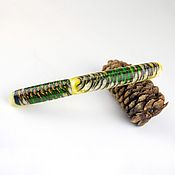 Ручка Шариковая Череп и Кости  с кипарисовыми шишками