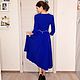 Заказать Синее платье. Sati Dresses (satidresses). Ярмарка Мастеров. . Платья Фото №3