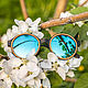"York LUX Blue" от Timbersun, деревянные солнцезащитные очки, Очки, Москва,  Фото №1