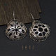 Silver openwork earrings, Earrings, St. Petersburg,  Фото №1