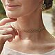 Small braided earrings, delicate Gold frivolite Earrings. Earrings. moonlace. Online shopping on My Livemaster.  Фото №2