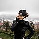 Маска кошечки из натуральной кожи, Карнавальные маски, Владивосток,  Фото №1
