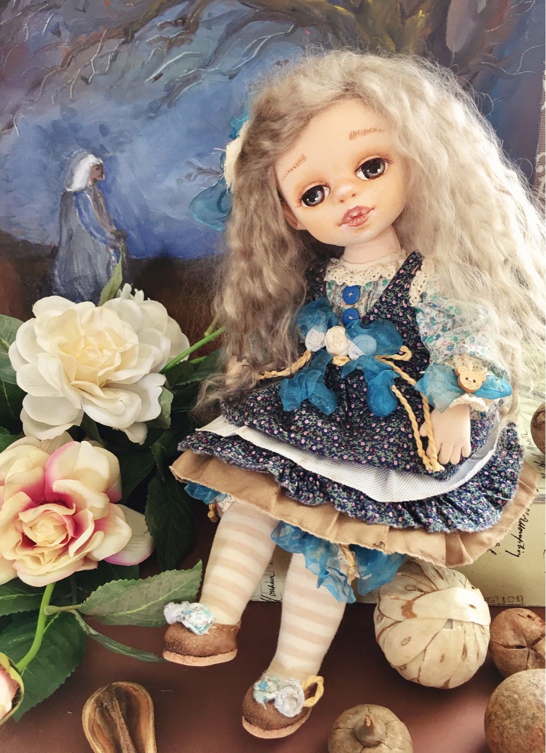 Suzanne. Textile collector's doll, Dolls, Taganrog,  Фото №1