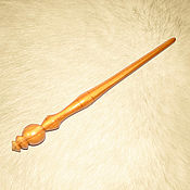 Материалы для творчества handmade. Livemaster - original item Spindle for spinning Apple Wood spindle #B7. Handmade.