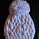 Set knitted Lilac Mist, knitted hat, knitted scarf. Headwear Sets. (Milena-Pobedova) (Milena-Pobedova). Online shopping on My Livemaster.  Фото №2