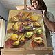 Oil painting 'Tea for a book in the pear season'»,60-50. Pictures. Zhanne Shepetova. My Livemaster. Фото №6