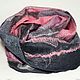 scarf felted graphite-pink, Scarves, Barnaul,  Фото №1