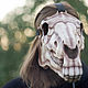 Карнавальная маска-череп лошади, маска лошади на голову, Карнавальные маски, Ярославль,  Фото №1