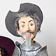 Don Quixote is an author's doll, Portrait Doll, Moscow,  Фото №1