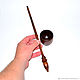 Order Wooden spindle for spinning from natural wood pine B8. ART OF SIBERIA. Livemaster. . Spindle Фото №3