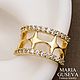 Кафф позолоченный star инкрустированный фианитами. Каффы. MARIA GUSEVA Fashion Jewelry. Интернет-магазин Ярмарка Мастеров.  Фото №2