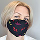 Máscara reutilizable de algodón Rock', Protective masks, Moscow,  Фото №1