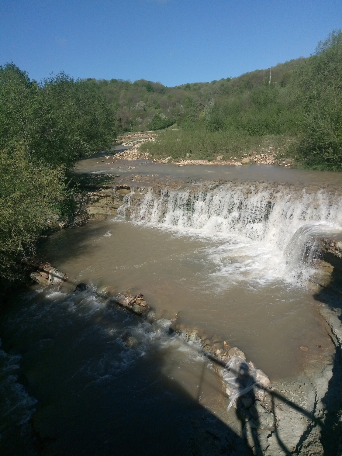Краснодарский край,  водопад 