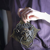 Для дома и интерьера handmade. Livemaster - original item Door Handle Bat Decor Tibet. Handmade.