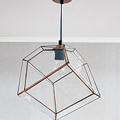 Для дома и интерьера handmade. Livemaster - original item Loft lamp Cube 20cm. Handmade.